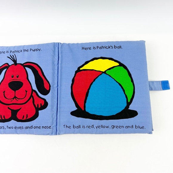 Vintage Meet Patrick Baby’s First Book Club Soft Plush Cloth Mandy Stanley 1999 - Picture 4 of 7